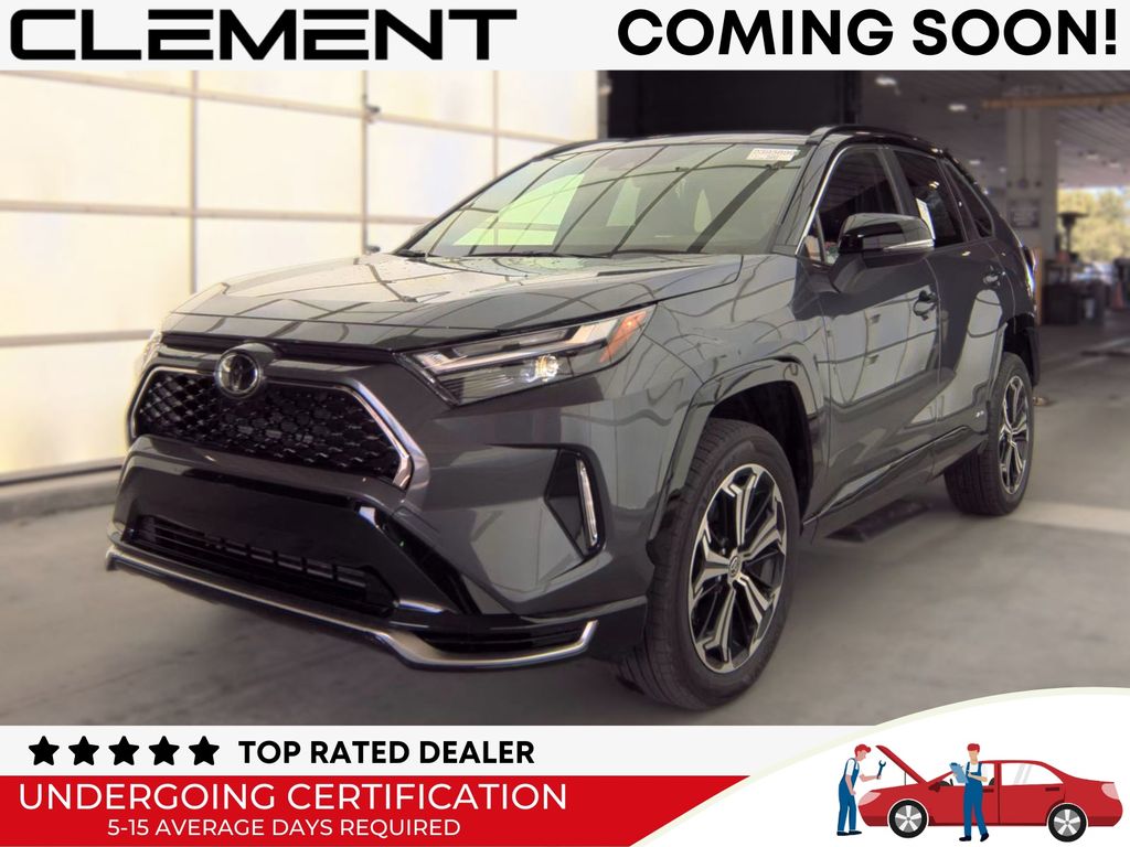 Midnight Black Metallic 2025 Toyota RAV4 Plug-in Hybrid SUV / Crossover All-Wheel Drive Continuously Variable Transmission