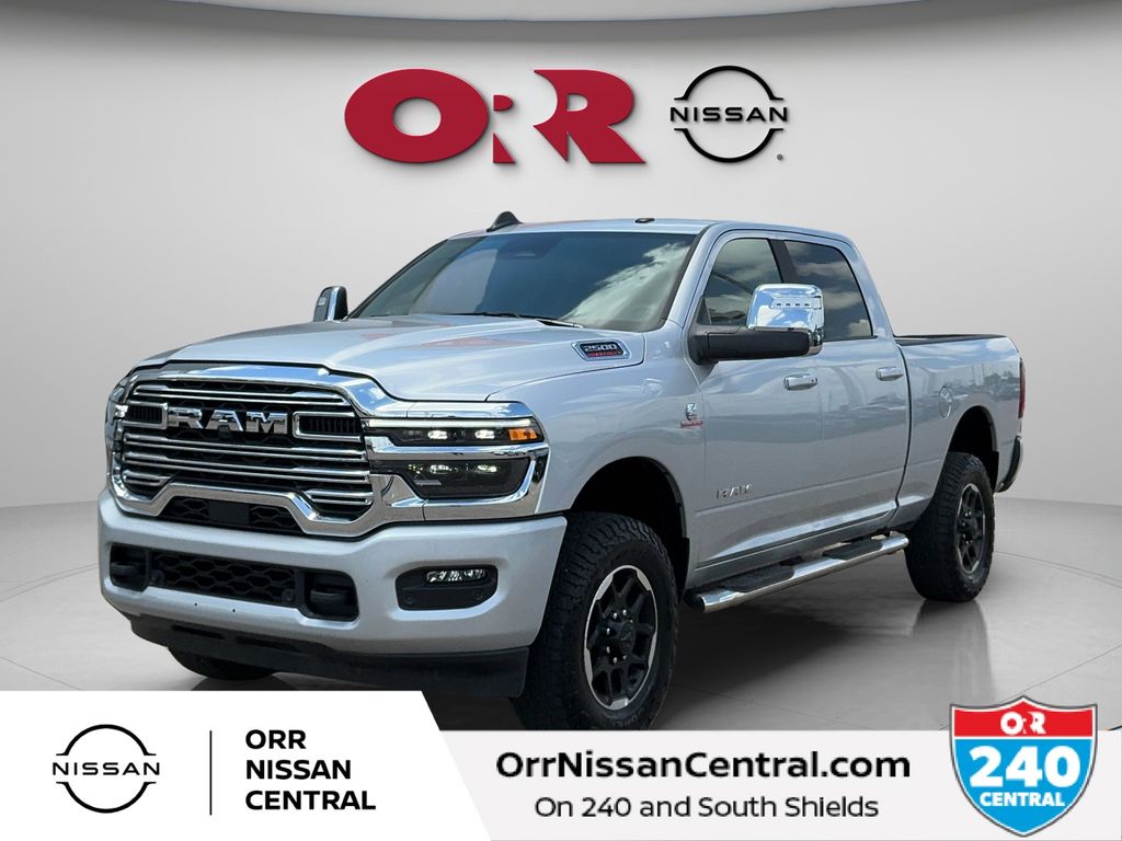 Silver 2026 RAM 2500 Laramie Crew Cab 4WD Pickup Truck Four-Wheel Drive 8-Speed Automatic