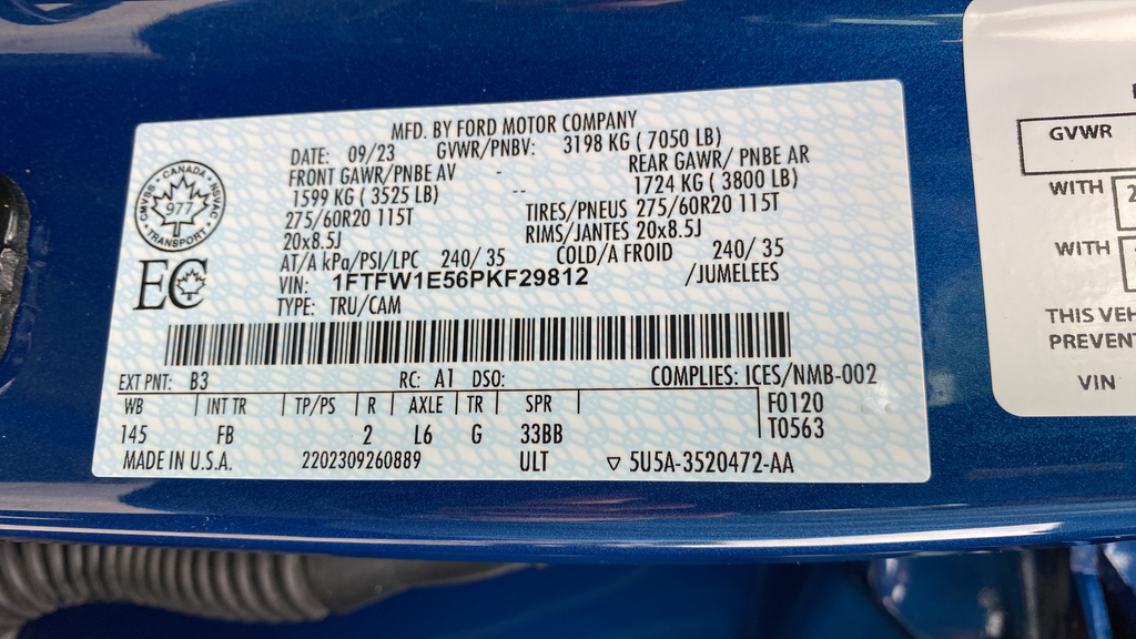 Certified Used 2023 Atlas Blue Metallic Ford XLT image 29