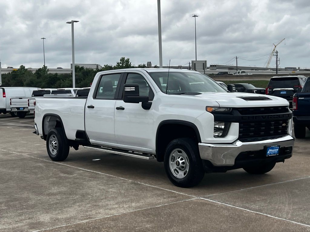 2022 Chevrolet Silverado 2500HD Work Truck White at Wharton Chevrolet GMC