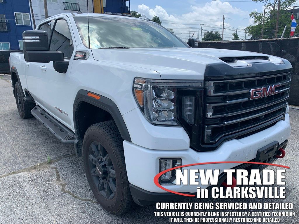 Summit White 2021 GMC Sierra 2500HD Pickup Truck Four-Wheel Drive Automatic