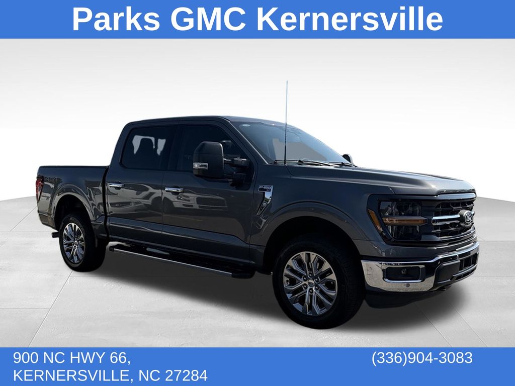 Gray Metallic 2024 Ford F-150 Pickup Truck Four-Wheel Drive Automatic