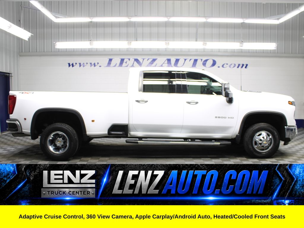 Summit White 2024 Chevrolet Silverado 3500HD Pickup Truck Four-Wheel Drive Automatic