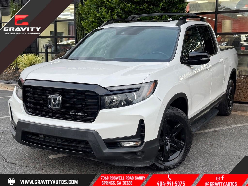 White 2023 Honda Ridgeline Pickup Truck All-Wheel Drive 9-Speed Automatic