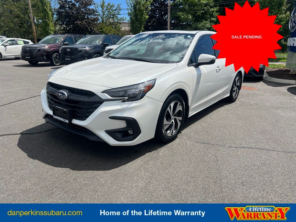 Crystal White Pearl 2024 Subaru Legacy Sedan All-Wheel Drive Continuously Variable Transmission