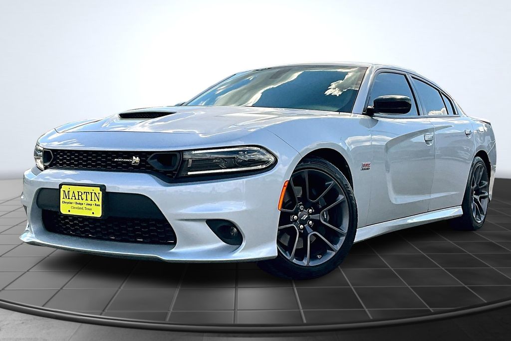 2023 Dodge Charger R/T Scat Pack Silver at Central Houston Nissan