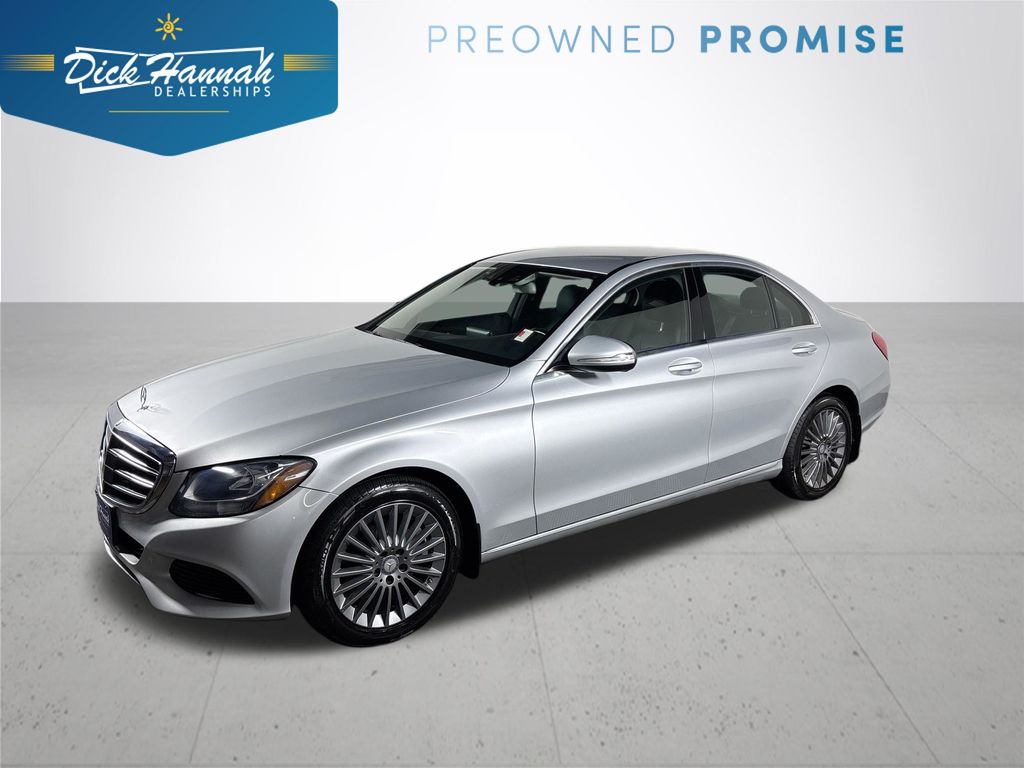 Silver 2015 Mercedes-Benz C-Class Sedan Rear-Wheel Drive 7-Speed Automatic