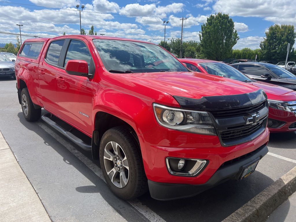 Red Hot 2016 Chevrolet Colorado Z71 Crew Cab 4WD Pickup Truck Four-Wheel Drive 6-Speed Automatic