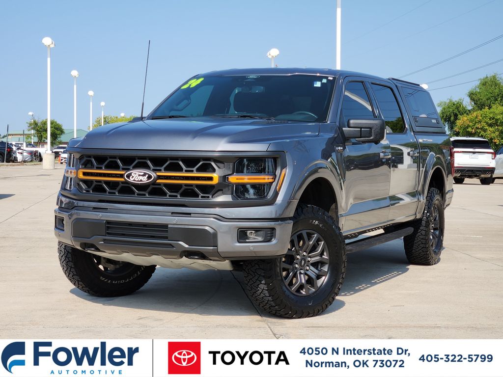 Gray Metallic 2024 Ford F-150 Pickup Truck Four-Wheel Drive Automatic