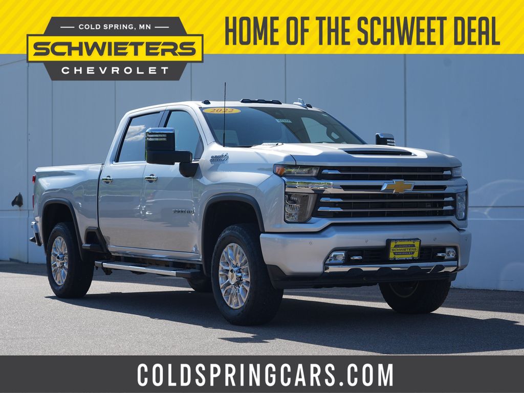 Silver Ice Metallic 2022 Chevrolet Silverado 3500HD Pickup Truck Four-Wheel Drive Automatic