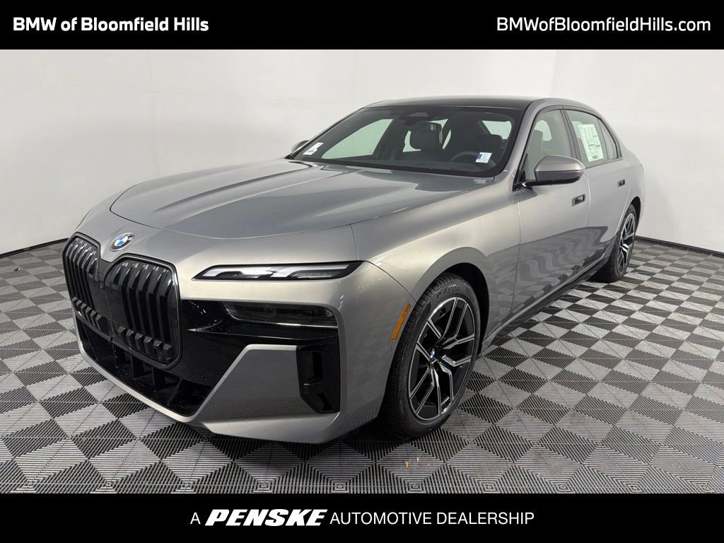 Gray (Oxide Grey Metallic) 2026 BMW 7 Series Sedan All-Wheel Drive 8-Speed Automatic