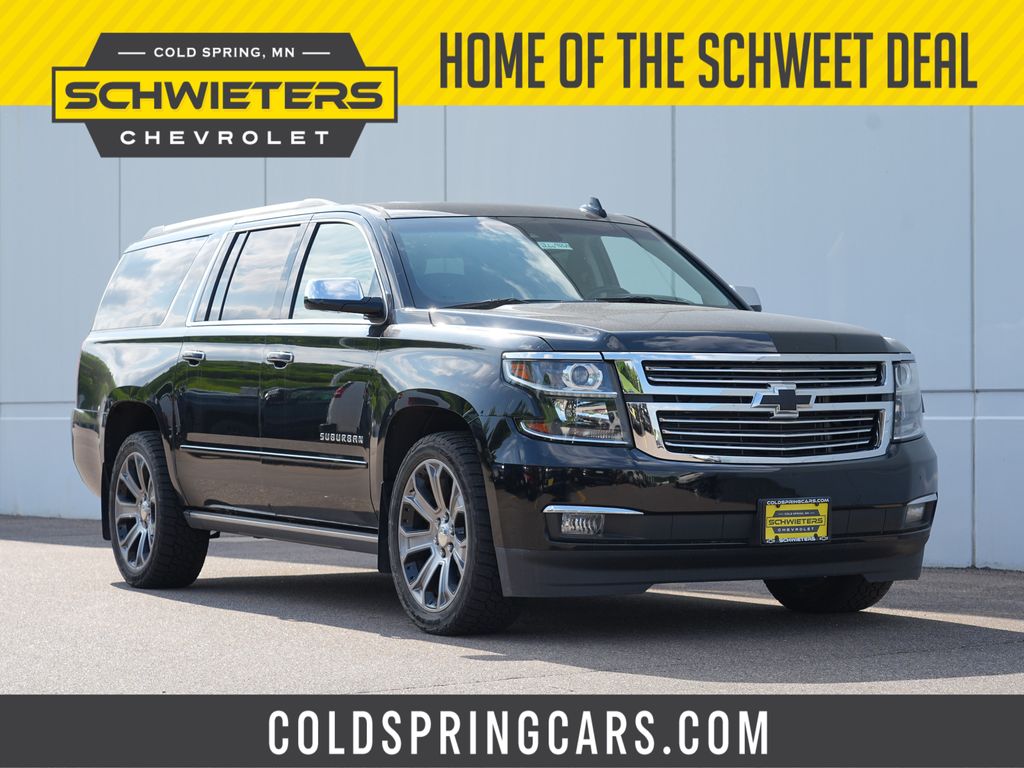 Black 2018 Chevrolet Suburban SUV / Crossover Four-Wheel Drive 6-Speed Automatic Overdrive