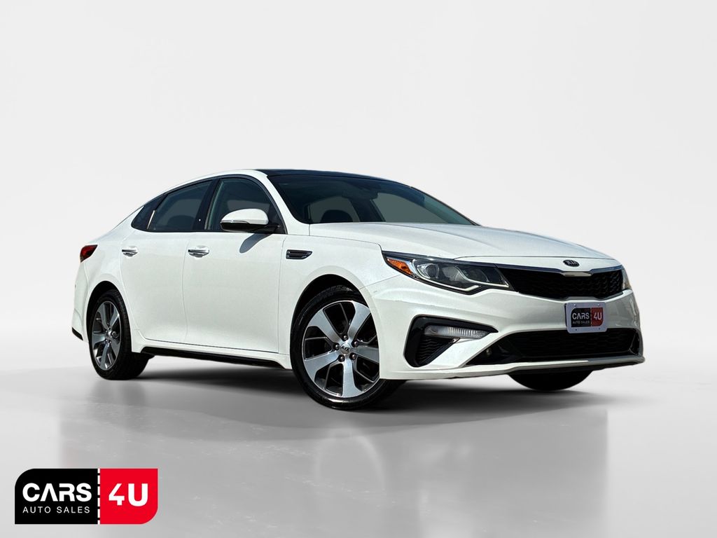 Snow White Pearl 2019 Kia Optima Sedan Front-Wheel Drive 6-Speed Automatic
