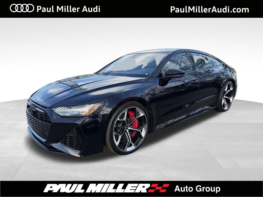 Sebring Black Crystal Effect 2025 Audi RS 7 4.0T quattro Performance AWD Sedan All-Wheel Drive 8-Speed Automatic