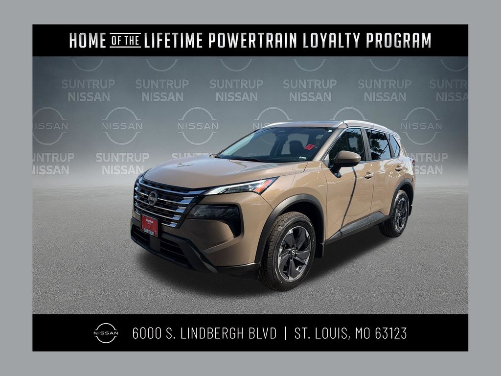 Baja Storm Metallic 2024 Nissan Rogue SUV / Crossover All-Wheel Drive Continuously Variable Transmission