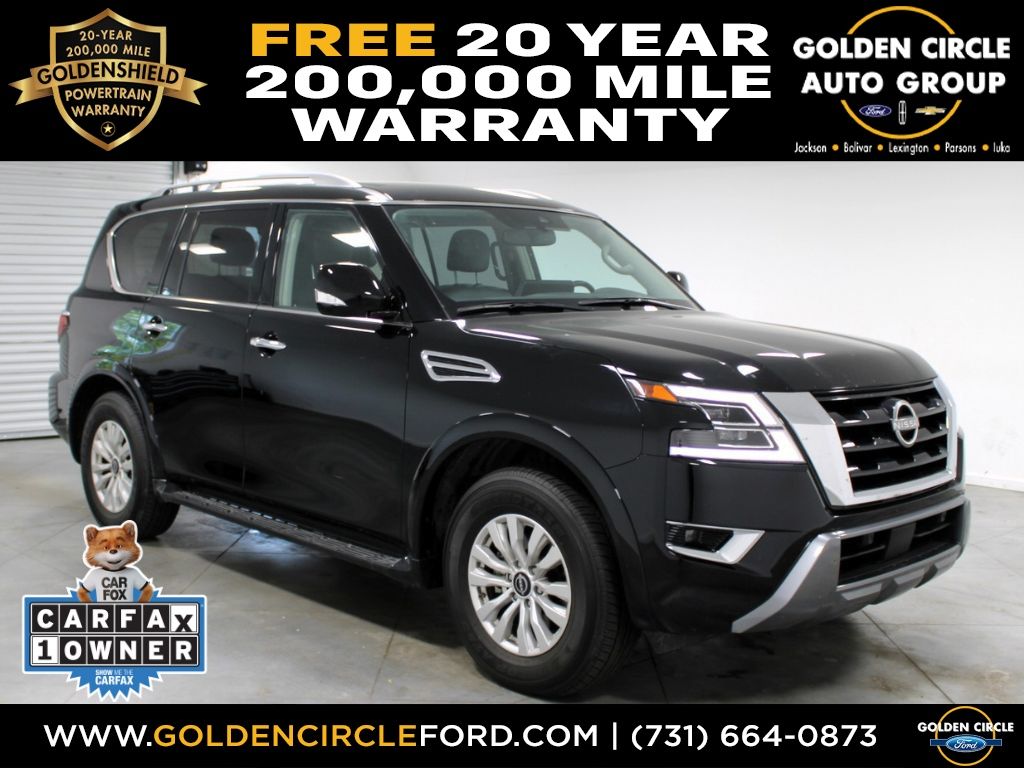 Super Black 2024 Nissan Armada SV 4WD SUV / Crossover Four-Wheel Drive 7-Speed Automatic