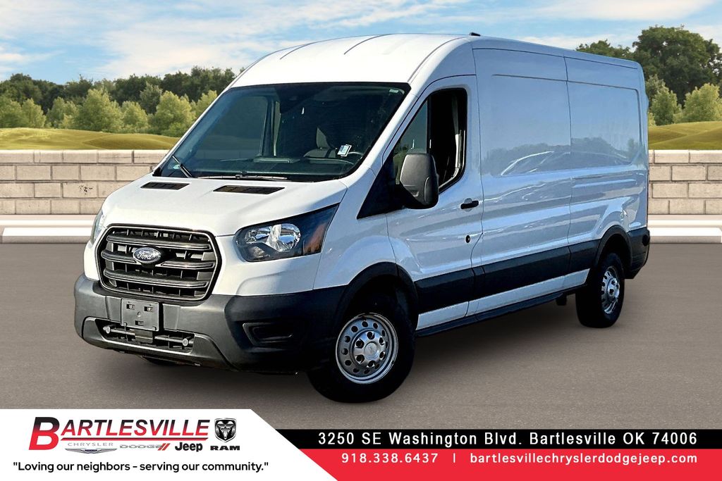 Oxford White 2020 Ford Transit Cargo 250 Medium Roof AWD Van All-Wheel Drive