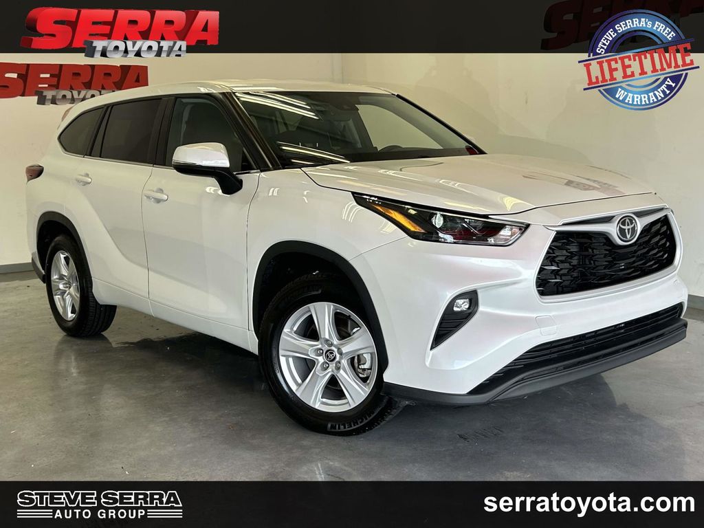 White (Wind Chill Pearl) 2025 Toyota Highlander SUV / Crossover Front-Wheel Drive 8-Speed Automatic