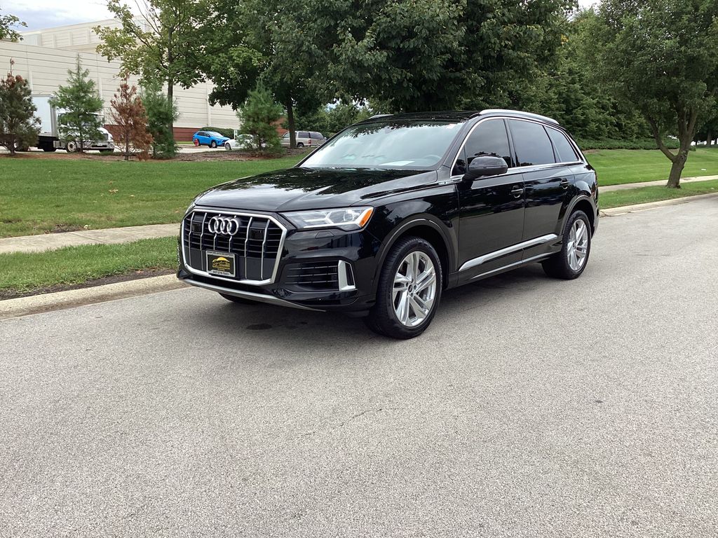 Mythos Black Metallic 2022 Audi Q7 SUV / Crossover All-Wheel Drive 8-Speed Automatic