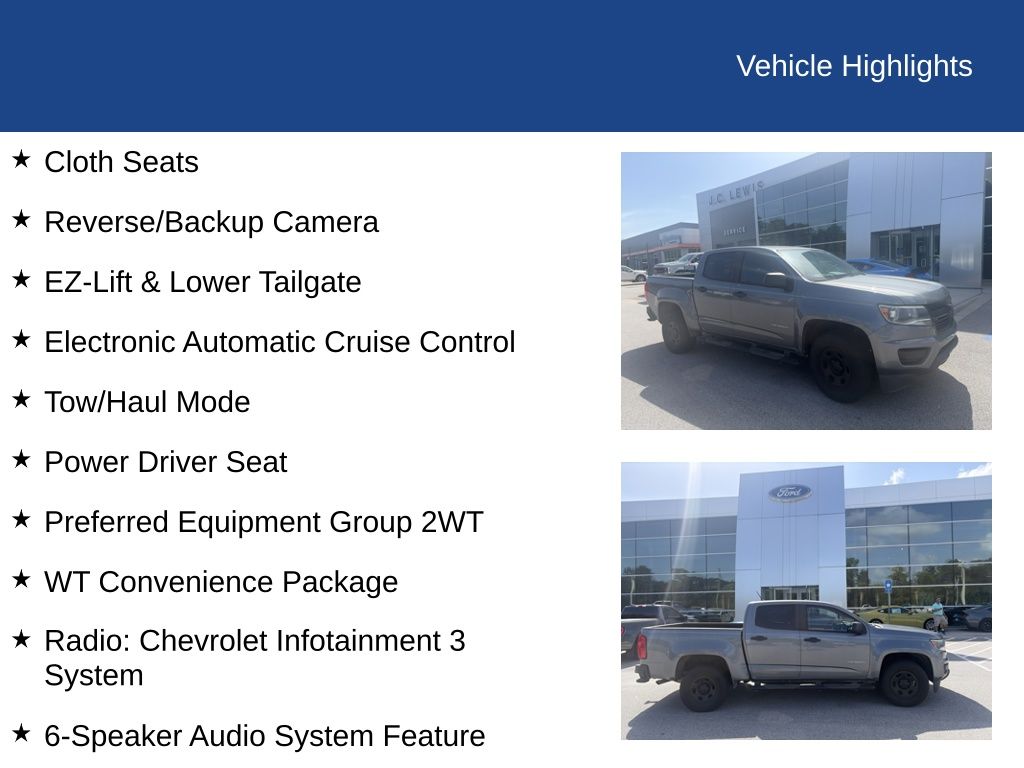 2020 Chevrolet Colorado WT