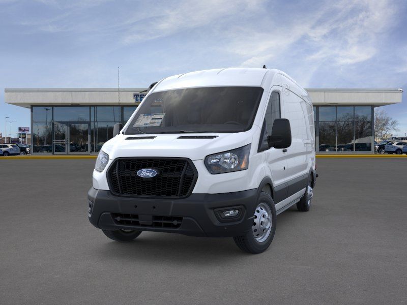 White 2026 Ford Transit Cargo Van All-Wheel Drive Automatic