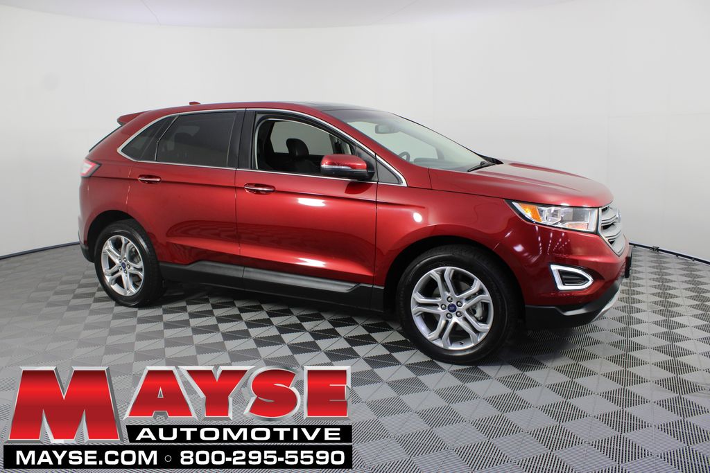 Ruby Red Metallic Tinted Clearcoat 2017 Ford Edge SUV / Crossover Front-Wheel Drive 6-Speed Automatic