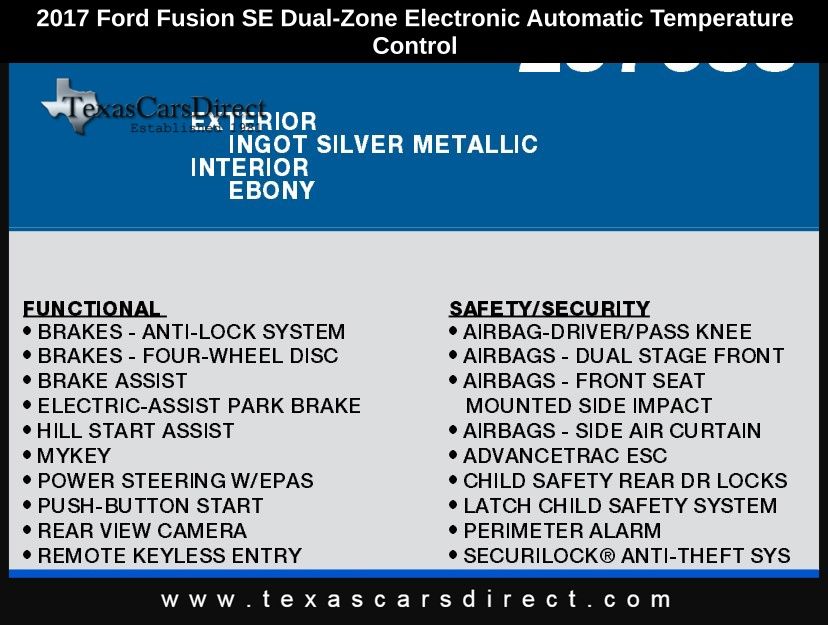 2017 Ford Fusion SE photo