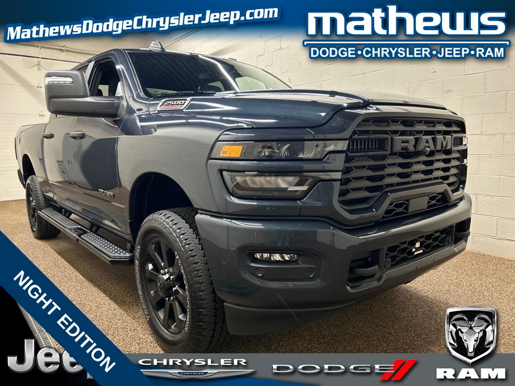 Forged Blue Metallic 2025 RAM 2500 Pickup Truck Four-Wheel Drive 8-Speed Automatic