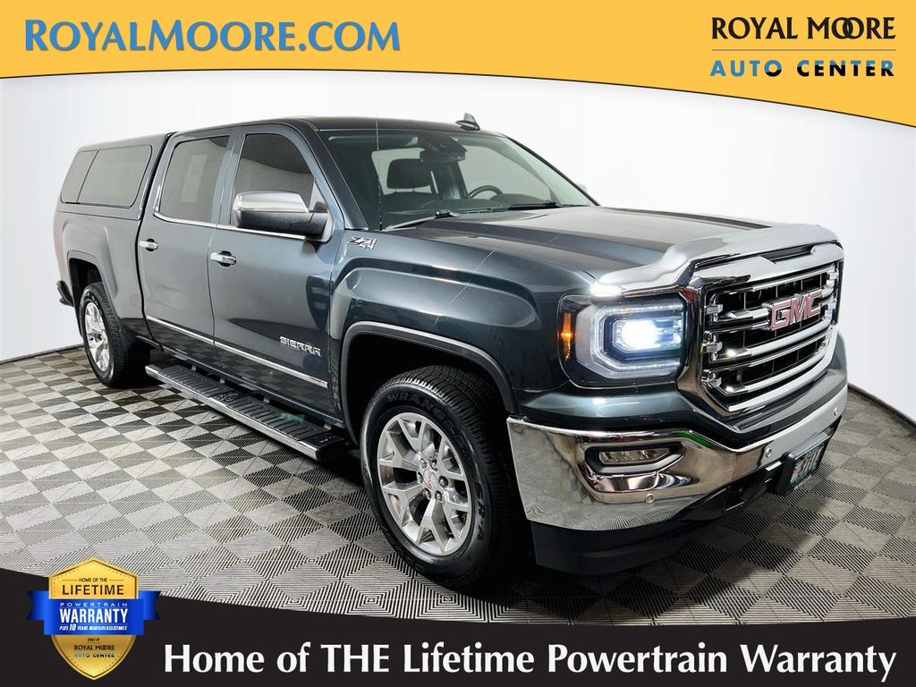 Dark Slate Metallic 2018 GMC Sierra 1500 Pickup Truck Four-Wheel Drive 8-Speed Automatic Overdrive