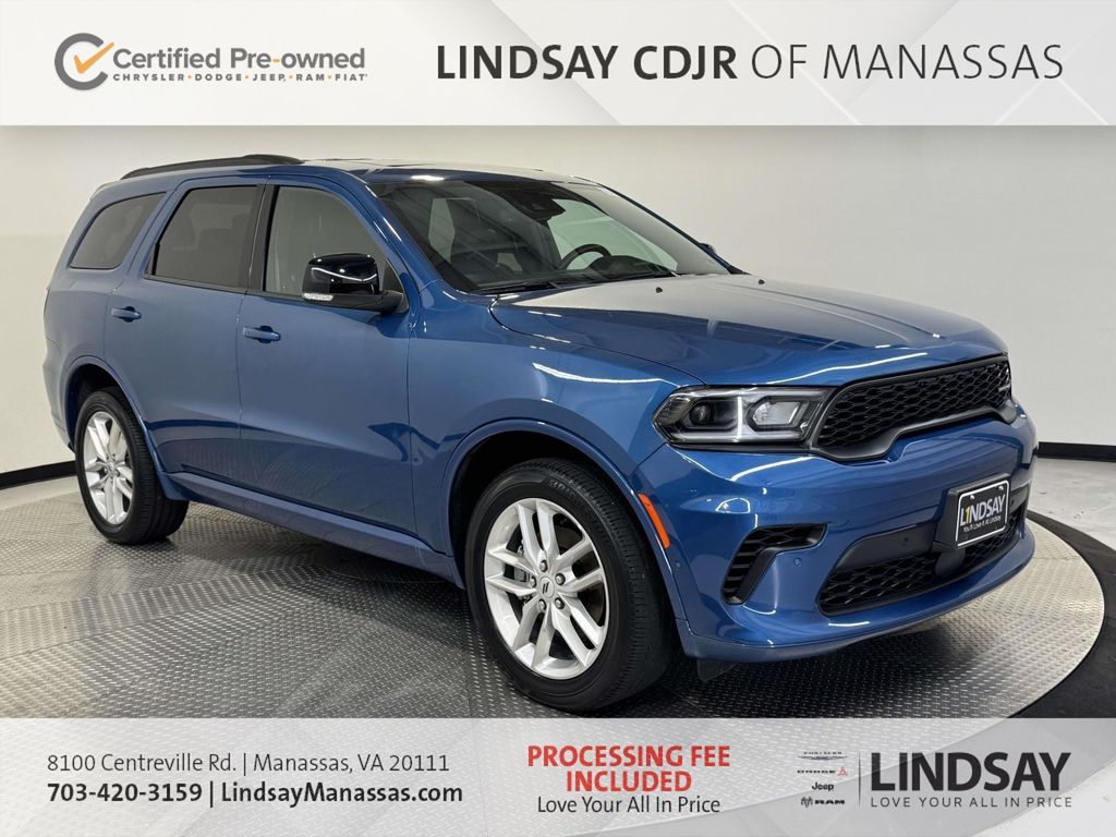 Blue (Frostbite Pearlcoat) 2025 Dodge Durango GT Plus AWD SUV / Crossover All-Wheel Drive 8-Speed Automatic