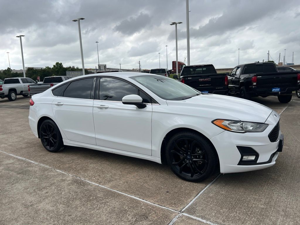 2020 Ford Fusion SE White at DeMontrond Ford
