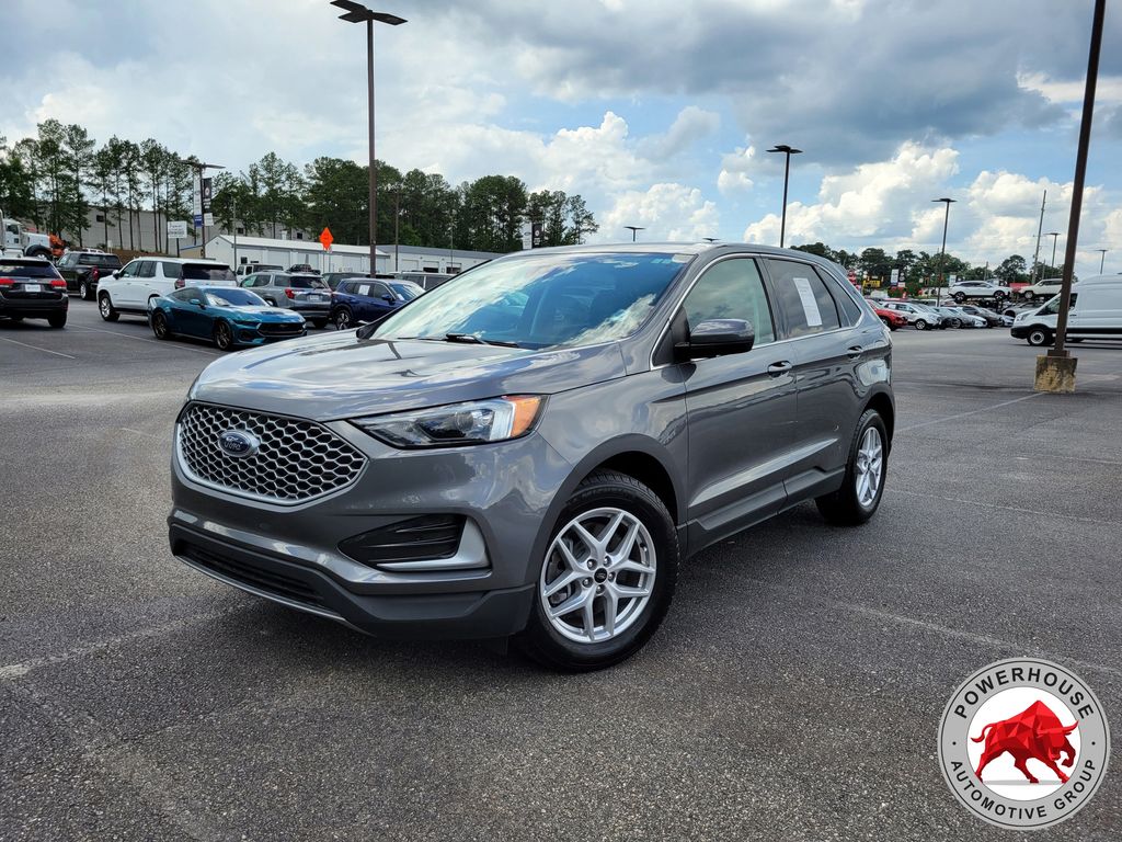 Gray Metallic 2024 Ford Edge SUV / Crossover All-Wheel Drive 8-Speed Automatic