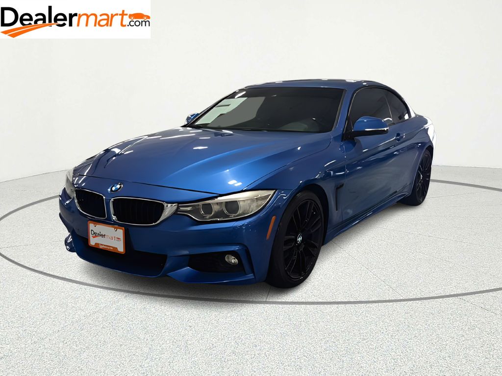 Estoril Blue Metallic 2017 BMW 4 Series 430i Convertible RWD Convertible Rear-Wheel Drive 8-Speed Automatic
