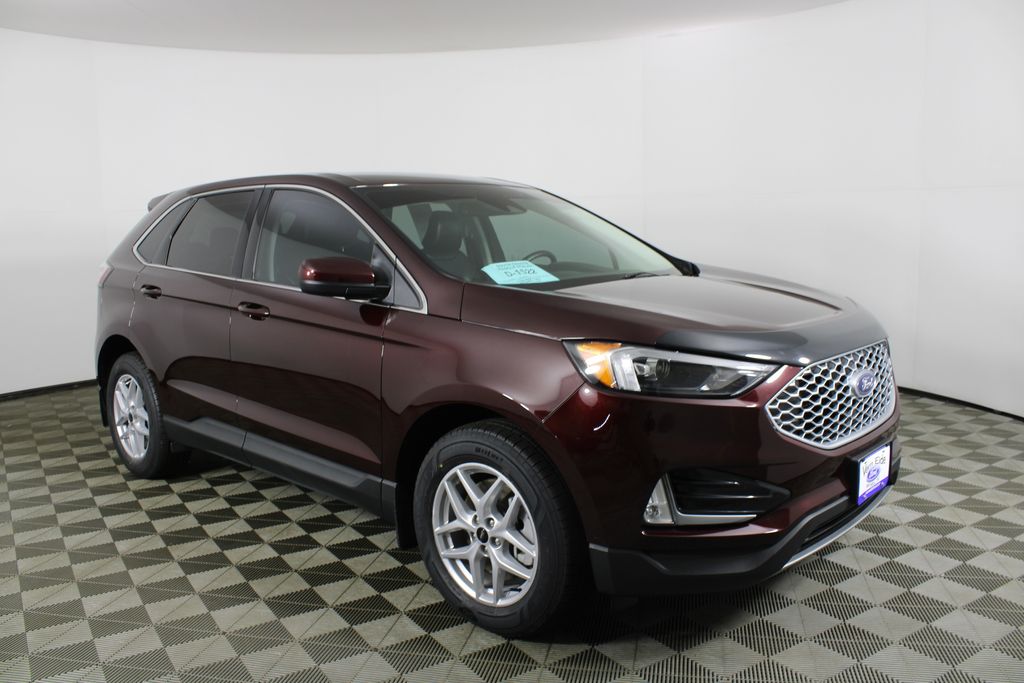 Red (Burgundy) 2024 Ford Edge SEL AWD SUV / Crossover All-Wheel Drive 8-Speed Automatic