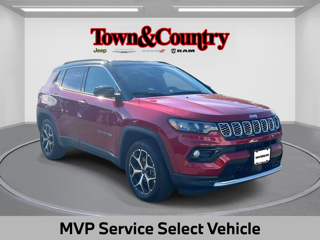 Red Hot Pearlcoat 2025 Jeep Compass SUV / Crossover Four-Wheel Drive 8-Speed Automatic