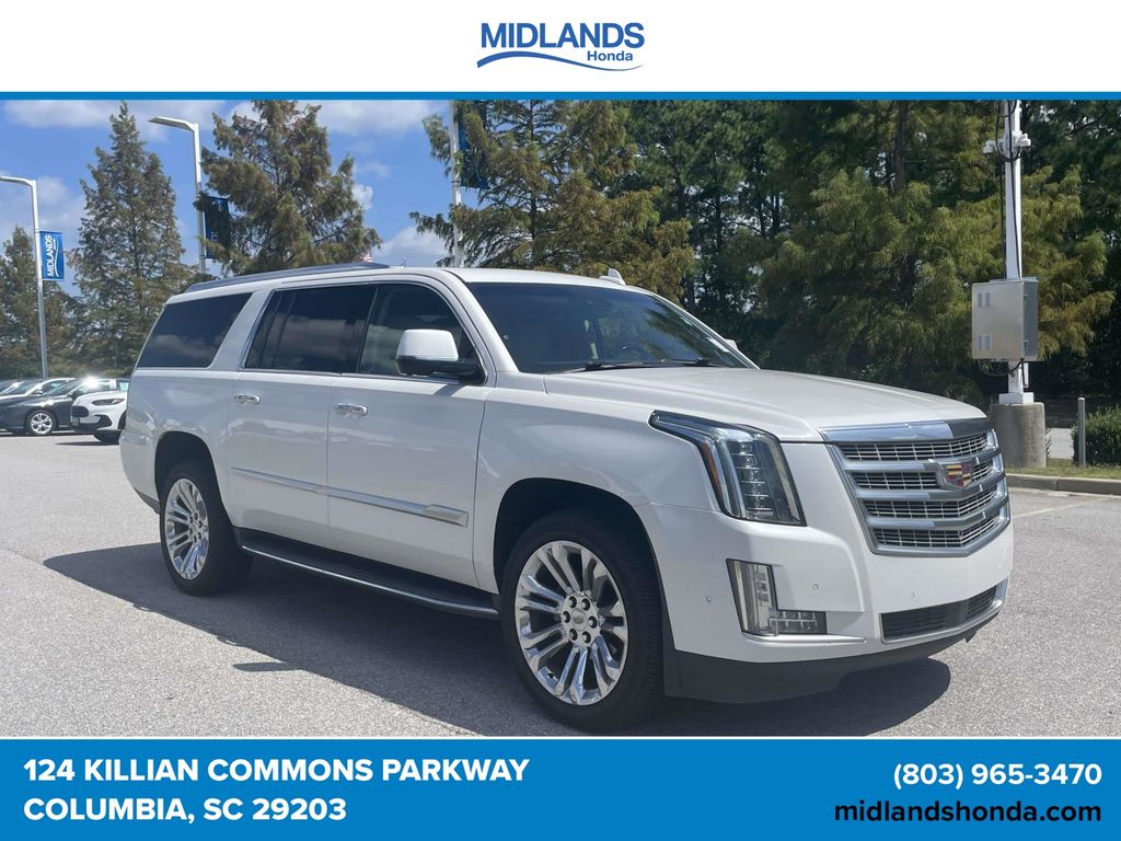 Crystal White Tricoat 2019 Cadillac Escalade ESV SUV / Crossover Four-Wheel Drive