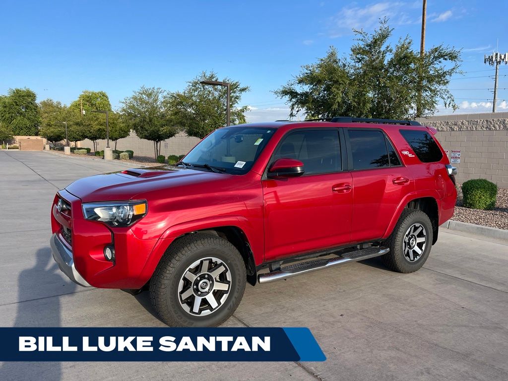 Barcelona Red Metallic 2020 Toyota 4Runner SUV / Crossover Four-Wheel Drive 5-Speed Automatic Overdrive