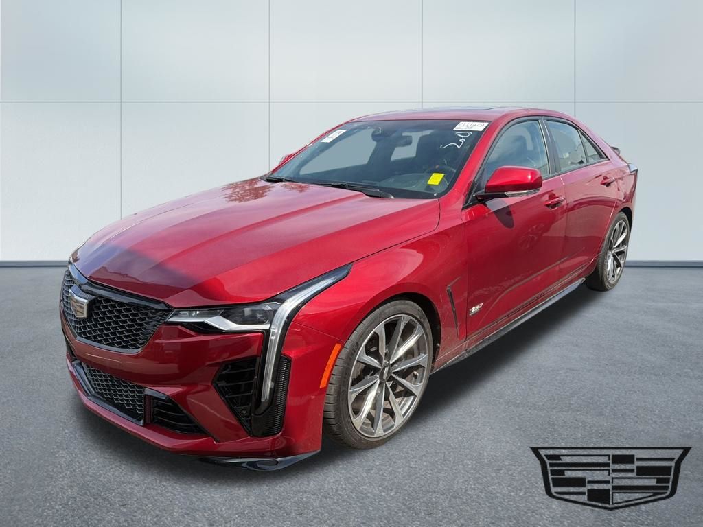 Radiant Red Tintcoat 2025 Cadillac CT4-V Blackwing RWD Sedan Rear-Wheel Drive Automatic