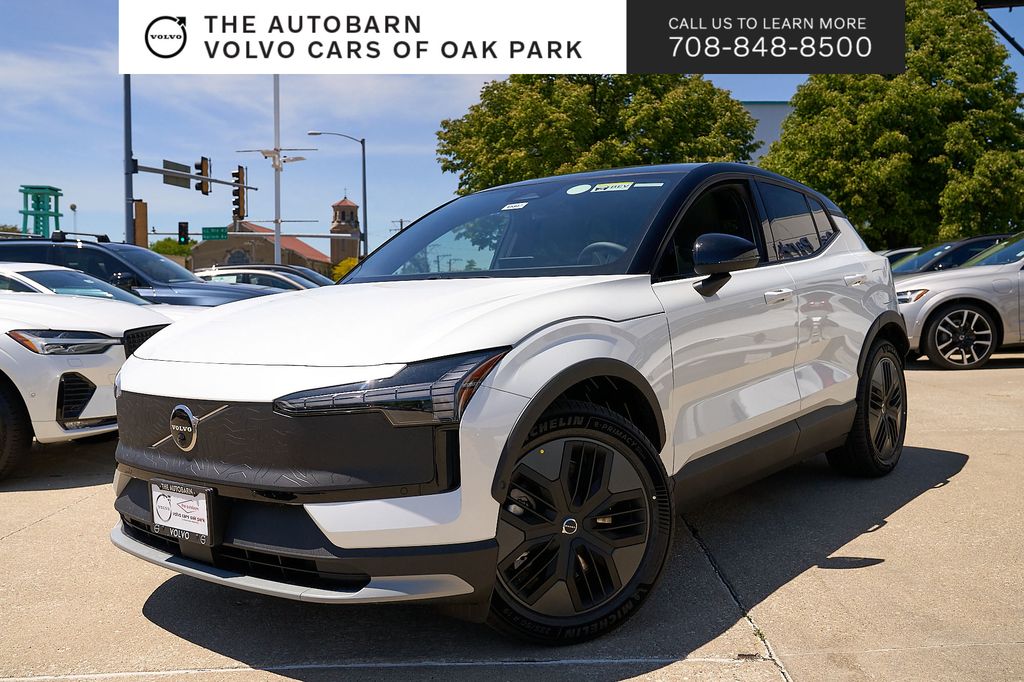 Crystal White Metallic 2026 Volvo EX30 SUV / Crossover All-Wheel Drive 1-Speed Automatic