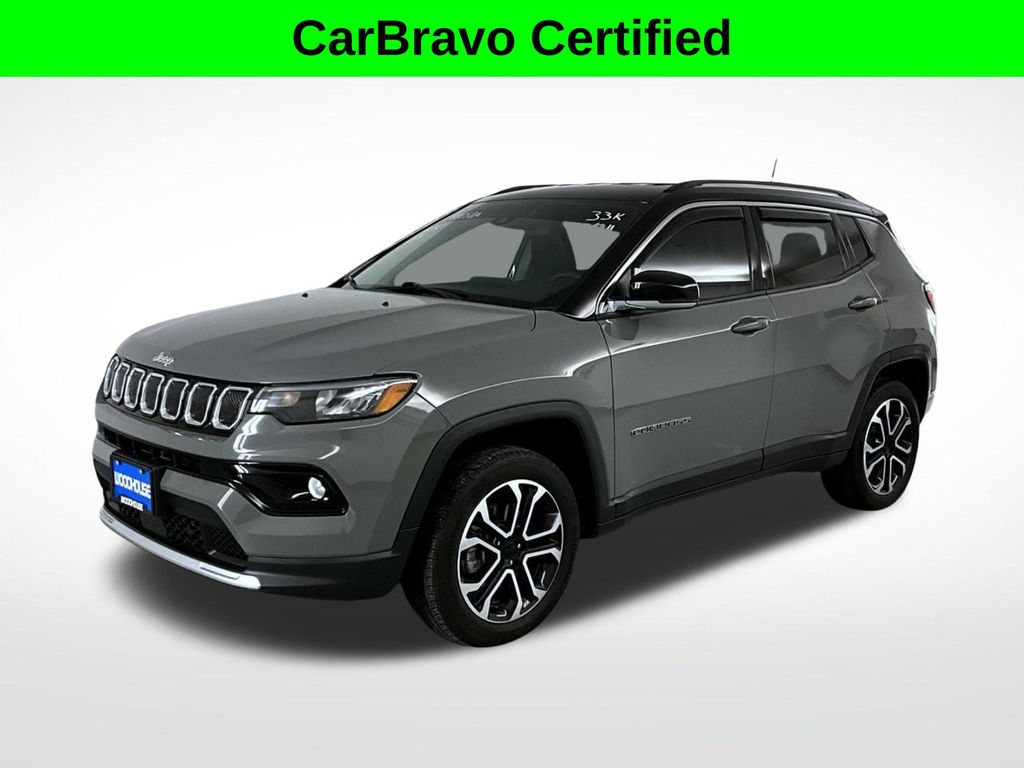 Sting-Gray Clearcoat 2022 Jeep Compass SUV / Crossover Four-Wheel Drive 9-Speed Automatic