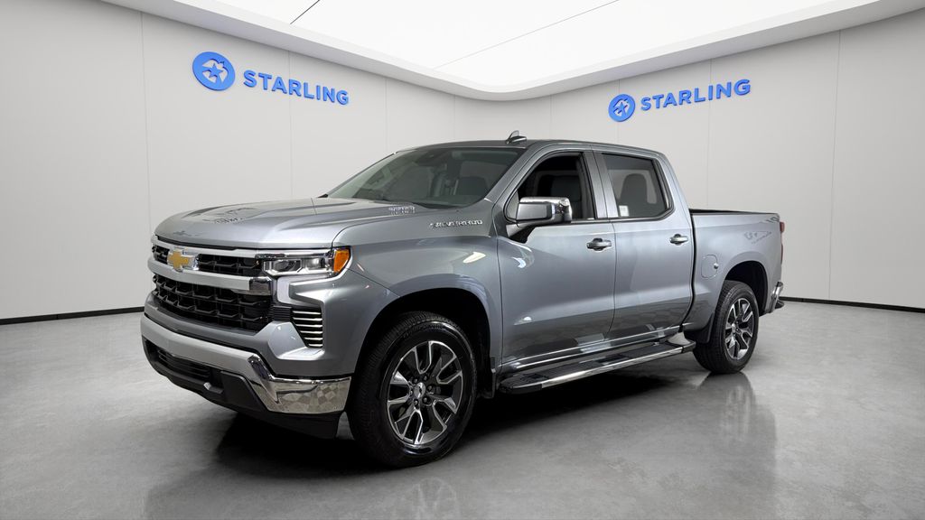 Sterling Gray Metallic 2025 Chevrolet Silverado 1500 Pickup Truck 4X2 8-Speed Automatic