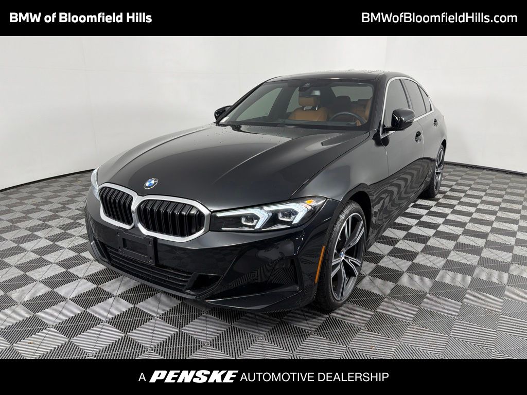 Black Sapphire Metallic 2024 BMW 3 Series Sedan Rear-Wheel Drive 8-Speed Automatic