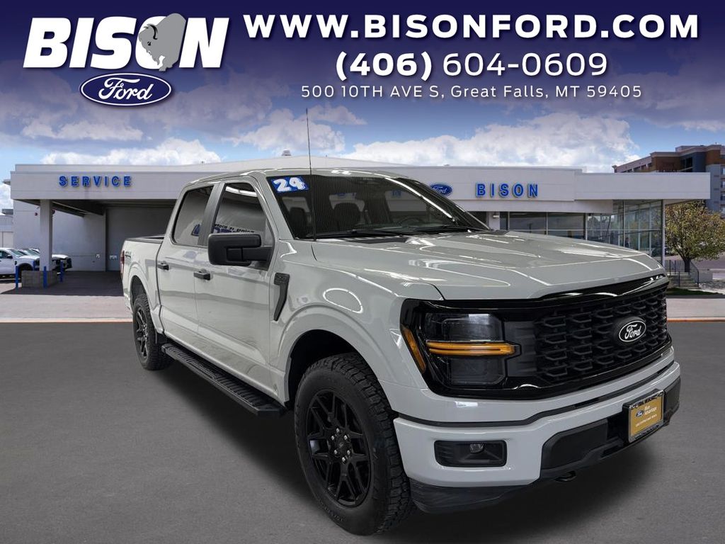 Avalanche Gray 2024 Ford F-150 Pickup Truck Four-Wheel Drive Automatic