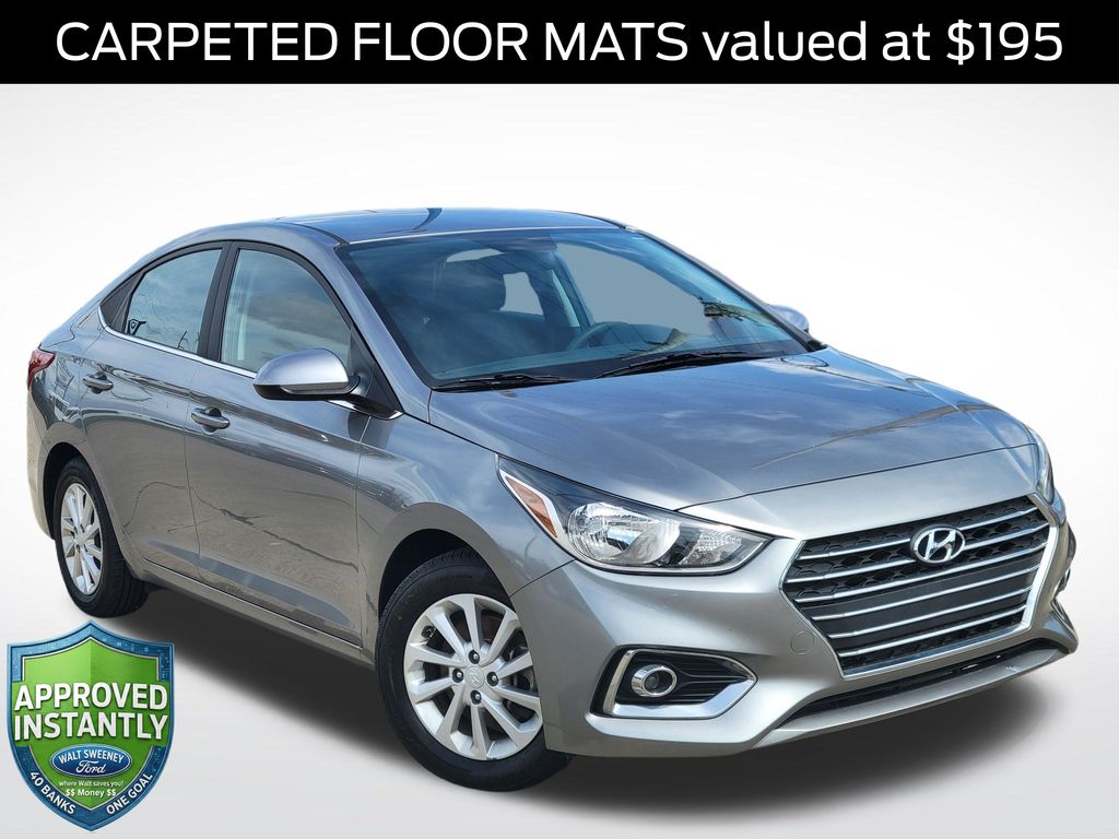 Forge Gray 2022 Hyundai Accent SEL FWD Sedan Front-Wheel Drive Continuously Variable Transmission