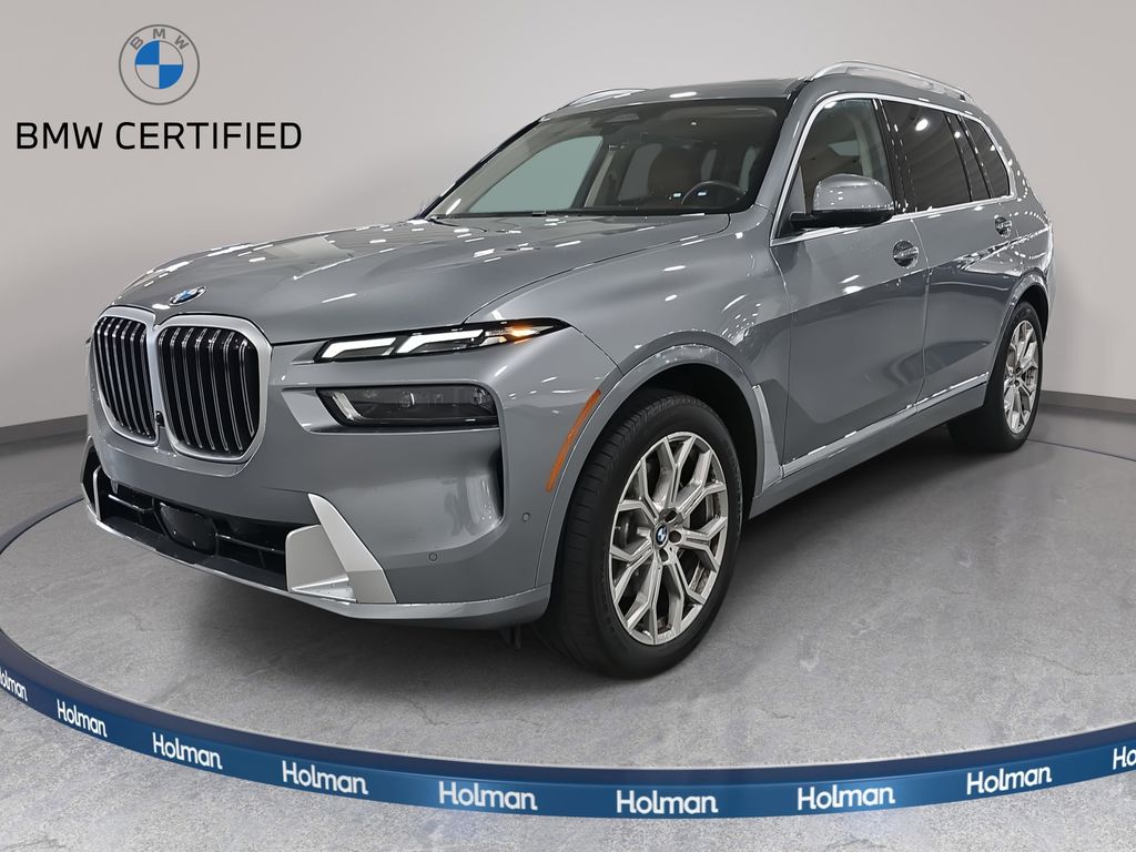 Gray (Skyscraper Grey Metallic) 2025 BMW X7 xDrive40i AWD SUV / Crossover All-Wheel Drive 8-Speed Automatic