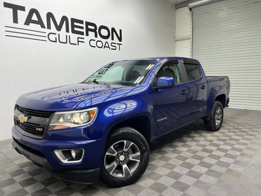 Laser Blue 2016 Chevrolet Colorado Pickup Truck Four-Wheel Drive 6-Speed Automatic