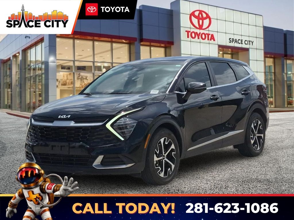 Ebony Black 2025 Kia Sportage SUV / Crossover Front-Wheel Drive 8-Speed Automatic