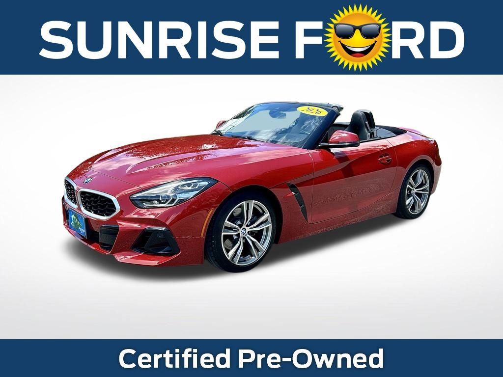 Red Metallic 2026 BMW Z4 sDrive30i RWD Convertible Rear-Wheel Drive 8-Speed Automatic