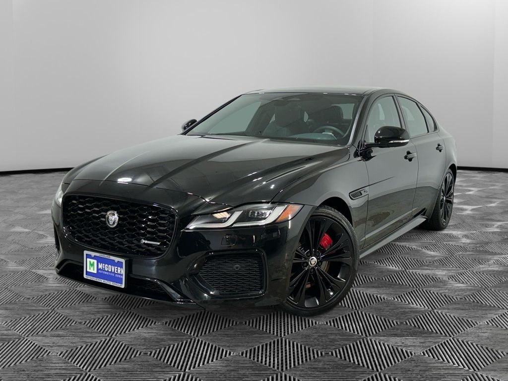 Santorini Black 2024 Jaguar XF P300 R-Dynamic SE AWD Sedan All-Wheel Drive 8-Speed Automatic