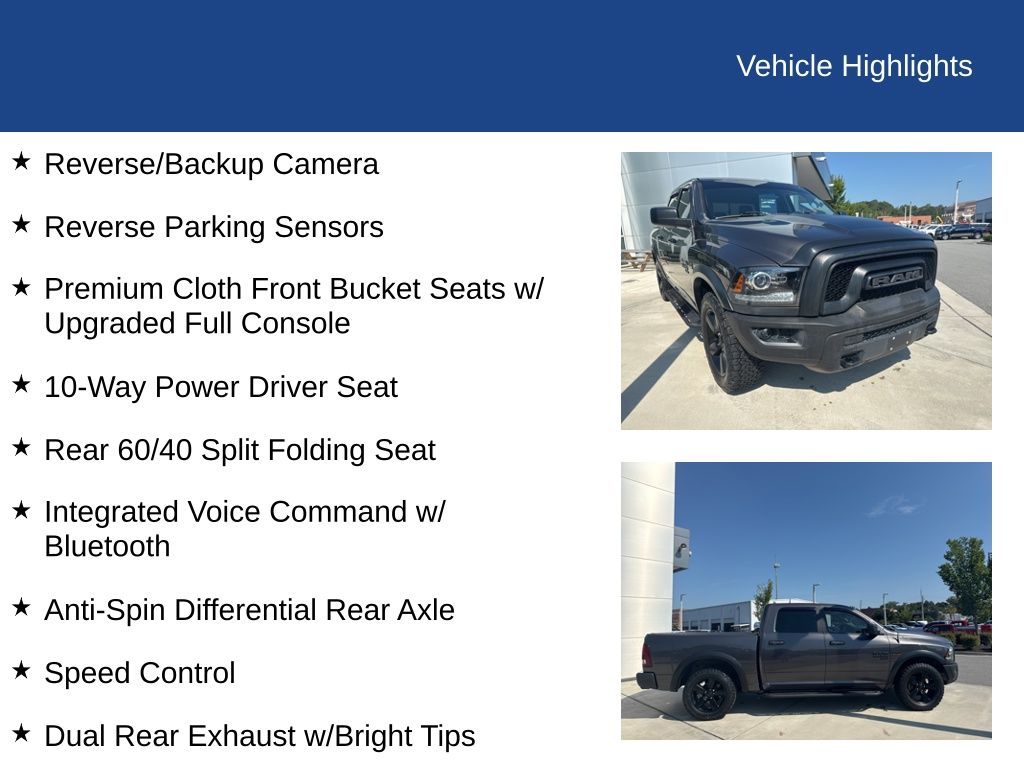 2019 Ram 1500 Classic Warlock